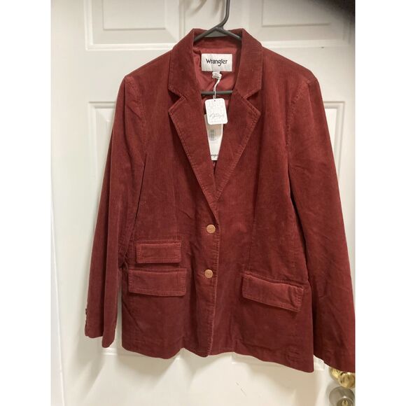 Free People Wrangler Madder Brown Corduroy Blazer NWT Blair from Facts of Life - Picture 1 of 7